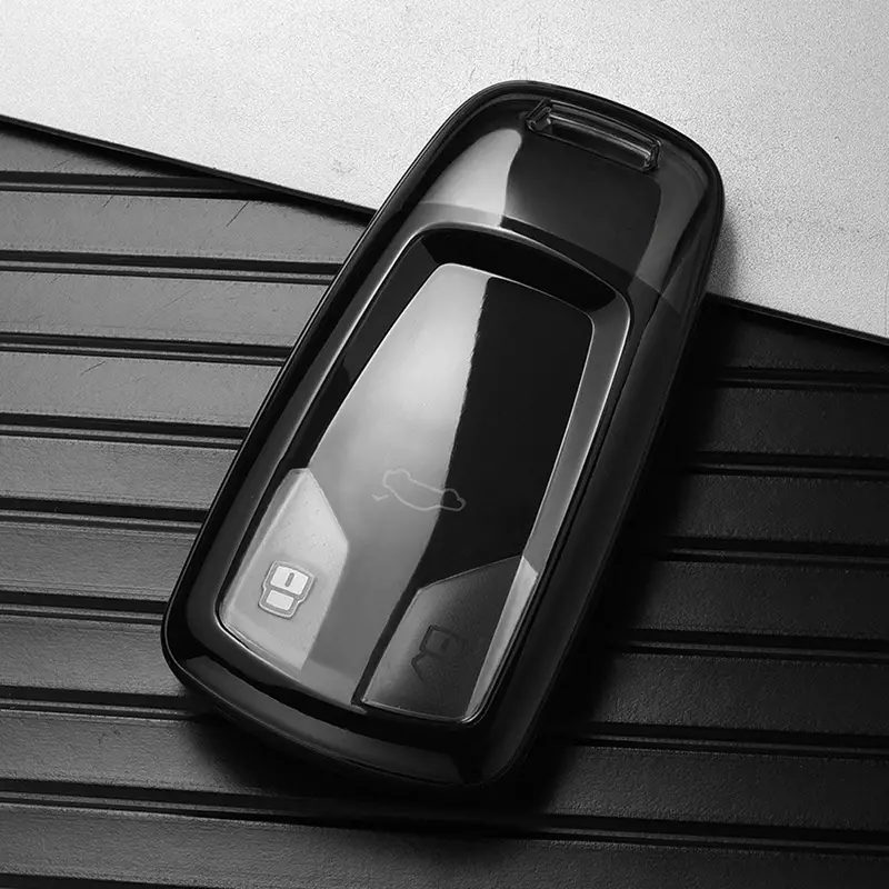 TPU Car Remote Key Case Cover Shell For * A4 B9 A5 A6 8S 8W Q5 Q7 4M S4 S5  S7 TT TTS TFSI RS Protector Accessories